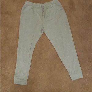 grey sweatpants